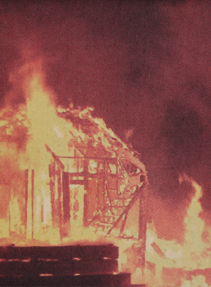 Untitled. (fire #2) from Dark Matter by Ron Jude