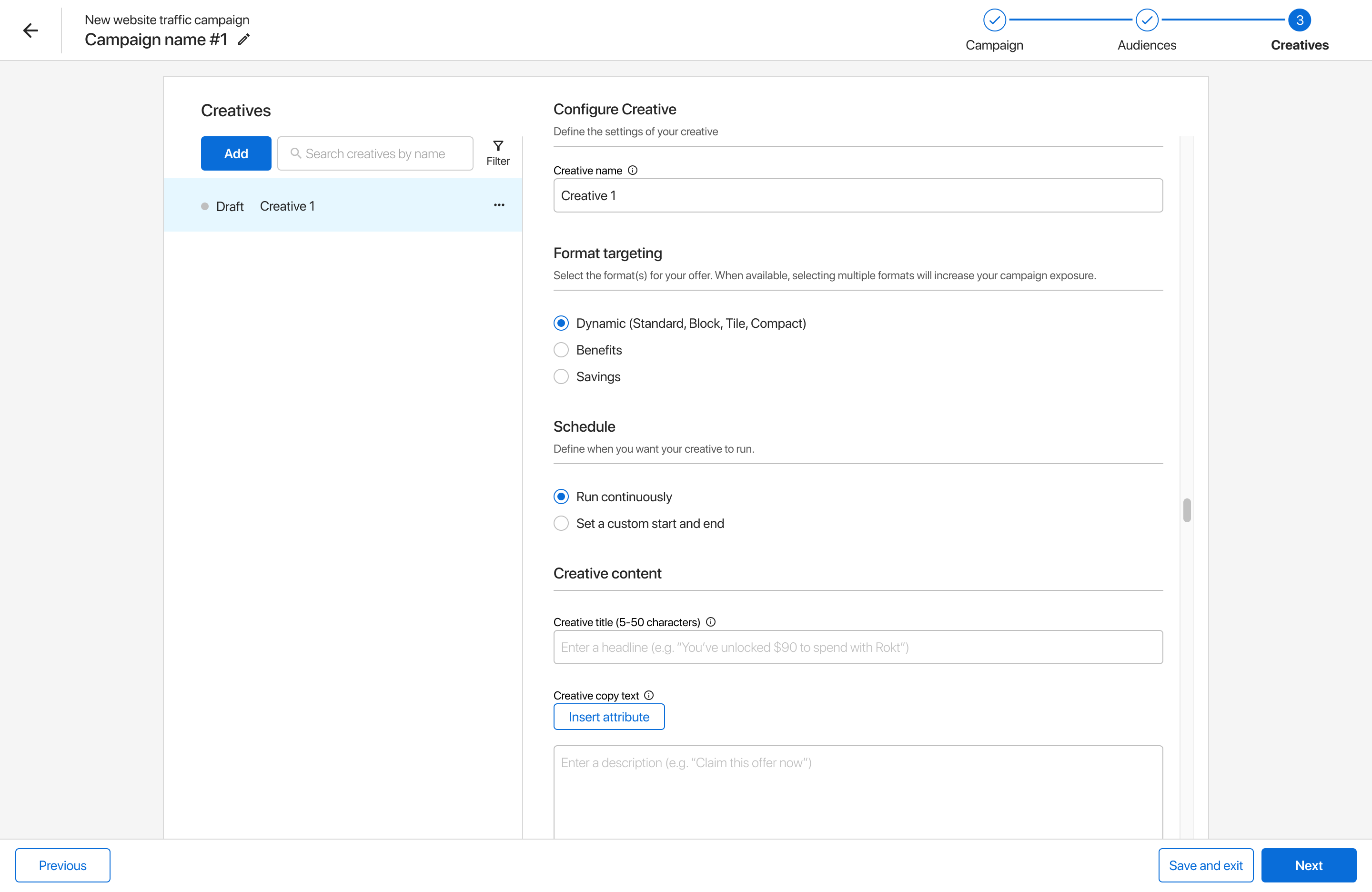 cd portfolio — Self-serve AI Campaign Setup Wizard