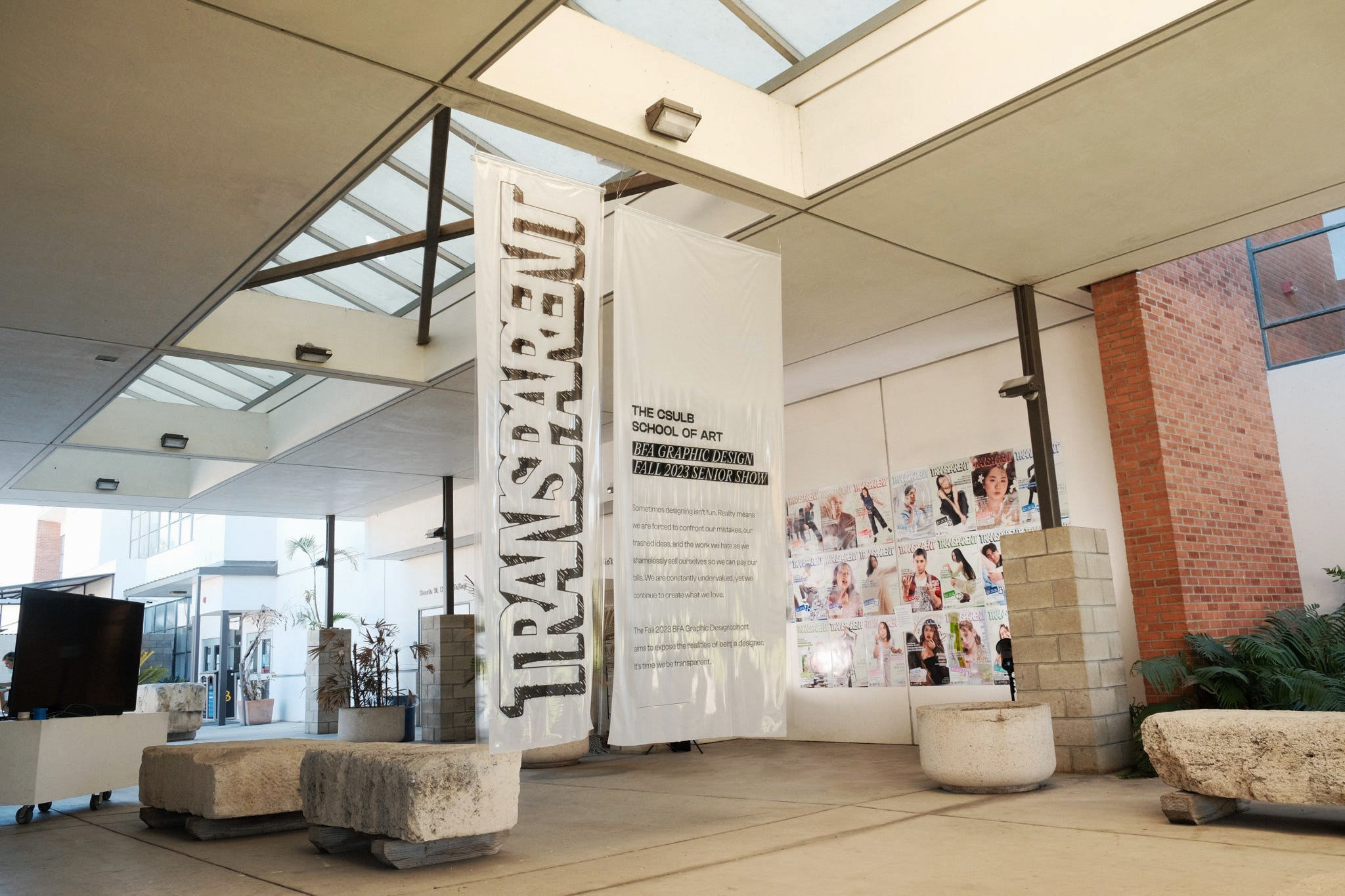 TRANSPARENT - CSULB BFA Graphic Design Fall 2023 Senior Show