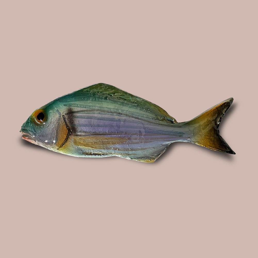 Balvi Snack Tray Hungry Fish Blue - The Little Green Bag