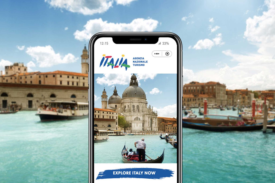 WeChat engagement platform for Chinese tourists &amp; Italian businesses.
ENIT Italian Tourism Board