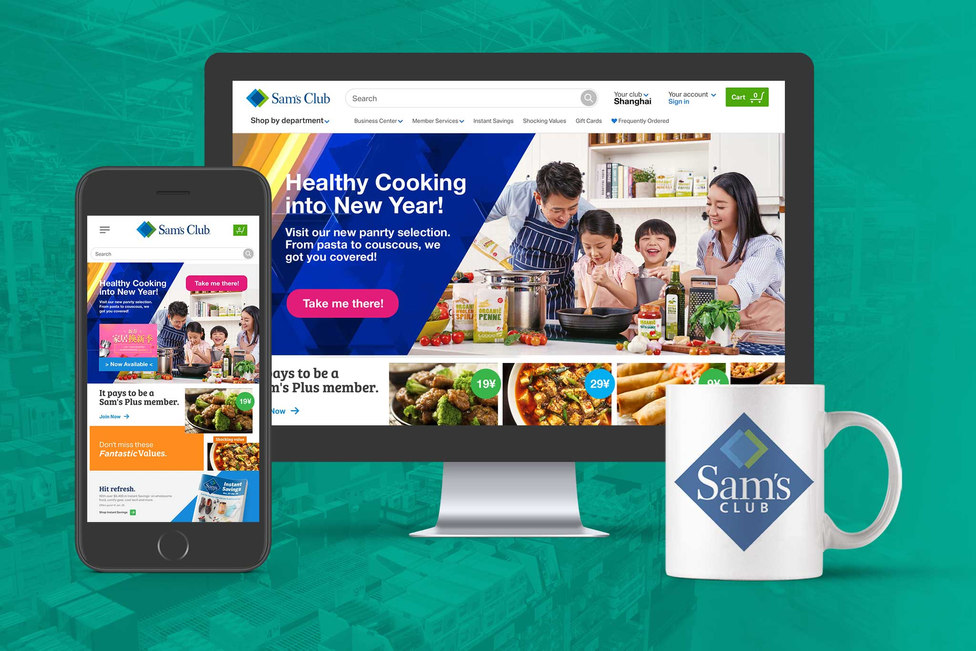 Brand repositioning for Sam's Club membership retail in China. 
Walmart