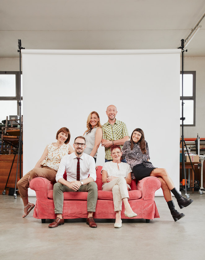 Fotografia dello staff di cooperativa Ferracina