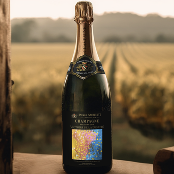 Oleksandr Sukholit for the limited collection of champagne