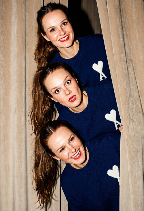 PortrÀt Olesja Reiser Strategin, Designerin, Drillinge