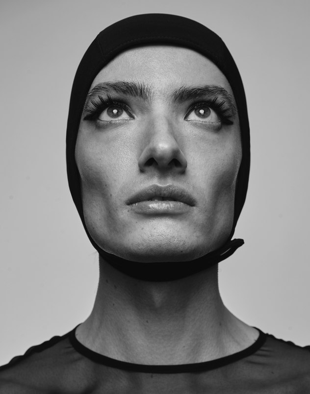 Schön! — black-and-white editorial portrait, photographed by Kourosh Sotoodeh.
