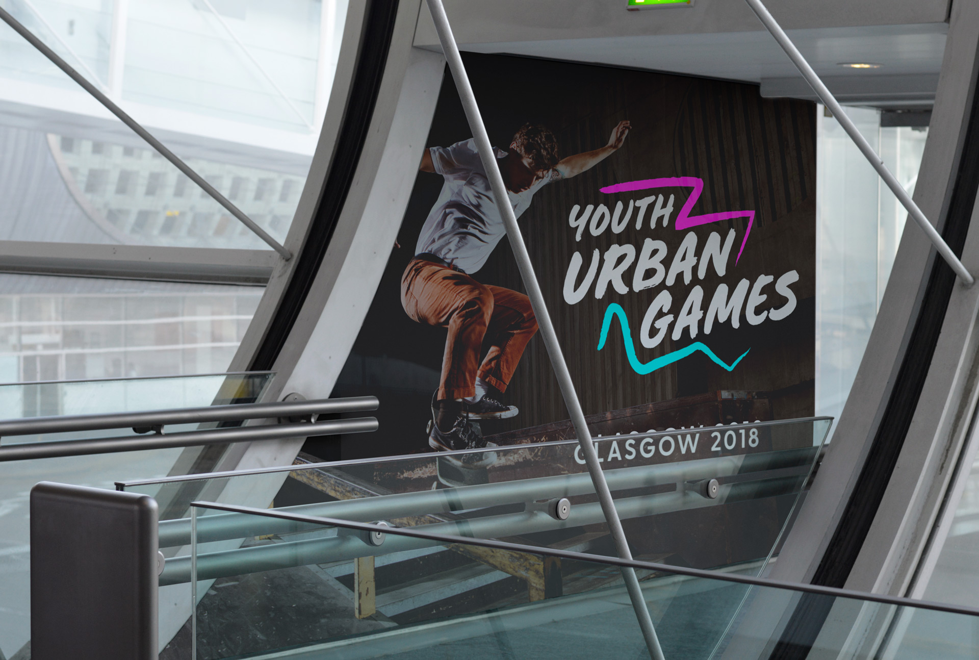 Youth Urban Games Glasgow: Event Branding