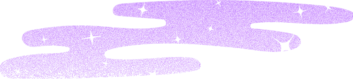 Purple misty sparkly cloud swirl