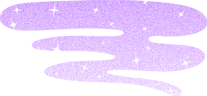Purple misty sparkly cloud swirl