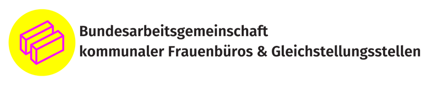 Logo der Bundesarbeitsgemeinschaft kommunaler Frauenbüros und Gleichstellungsstellen.