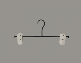 Yashka Moore bones iron and porcelain clothes hanger