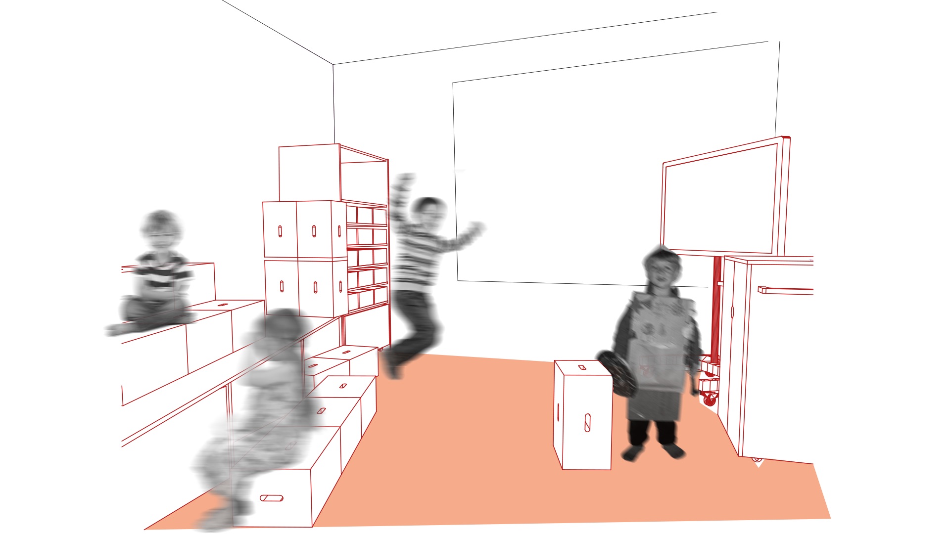 Konzept Visualisierung von Schulraum