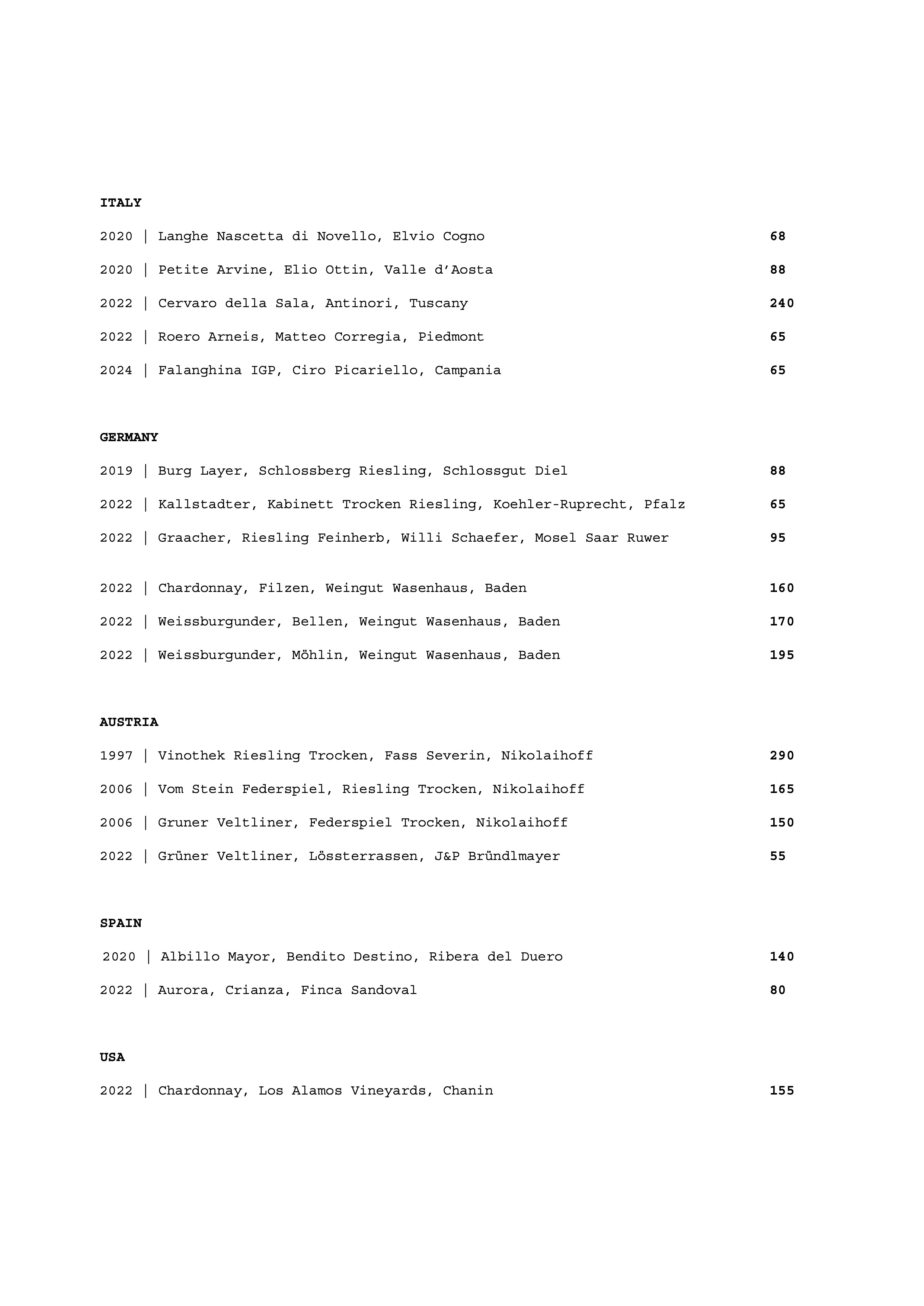 Straker's — Lunch & Dinner
