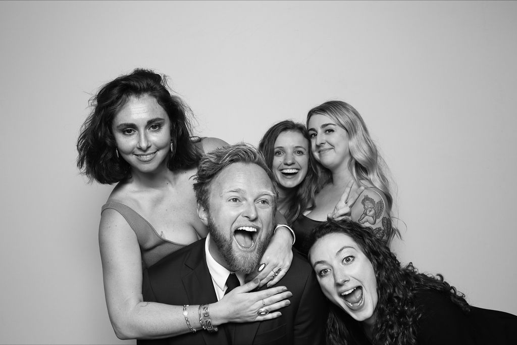 High-energy glam booth shot at luxury Dallas party