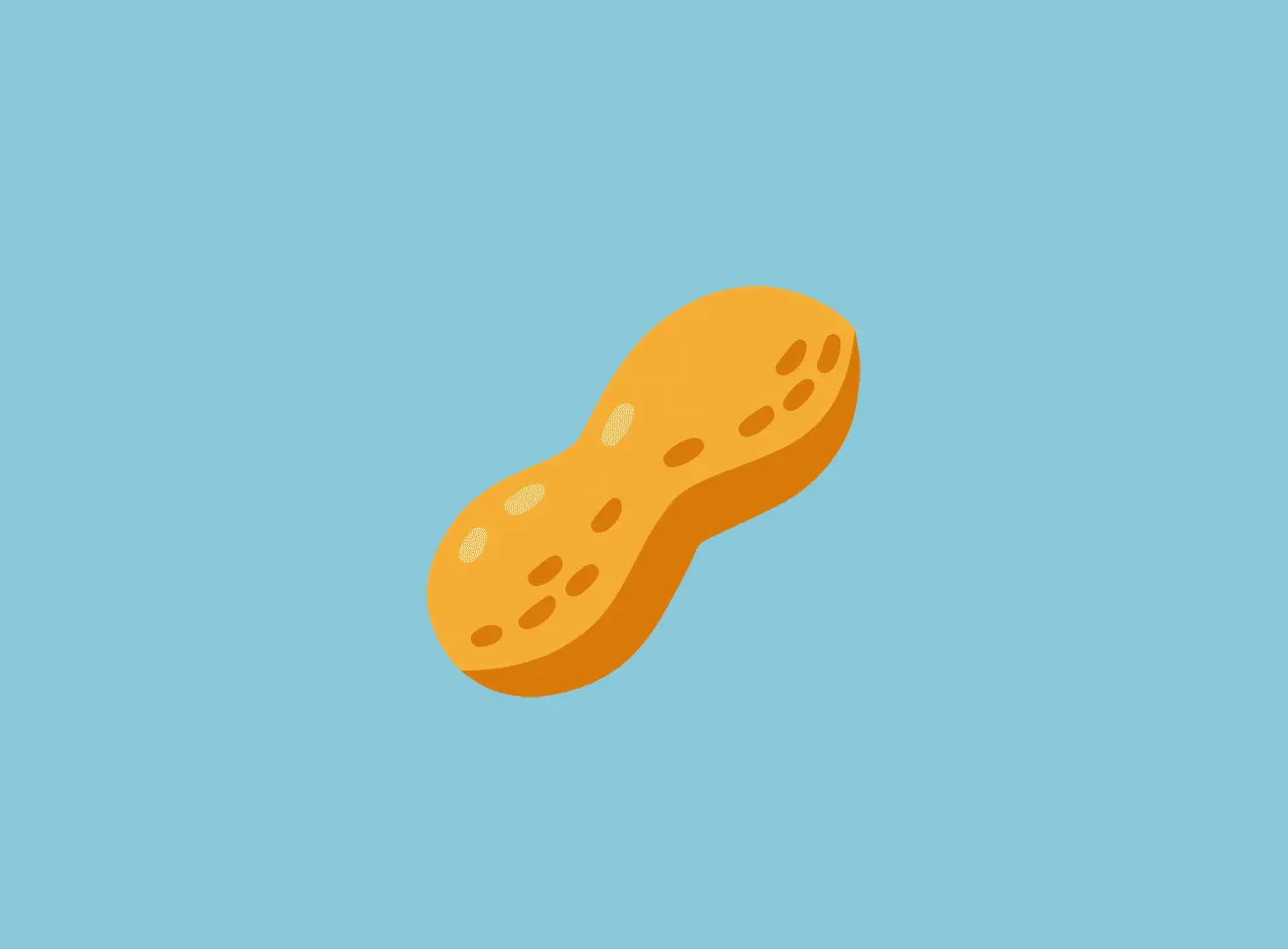 Animacija kikirikija, borovnica, banane i zdjele sa žlicom kao simbol foodhack savjeta