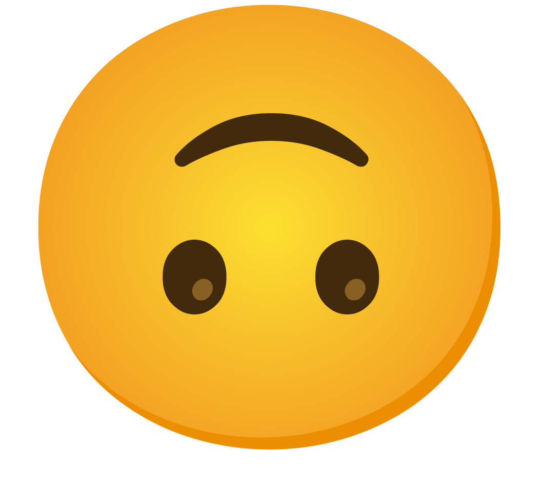 Emoji naopako okrenuto lice