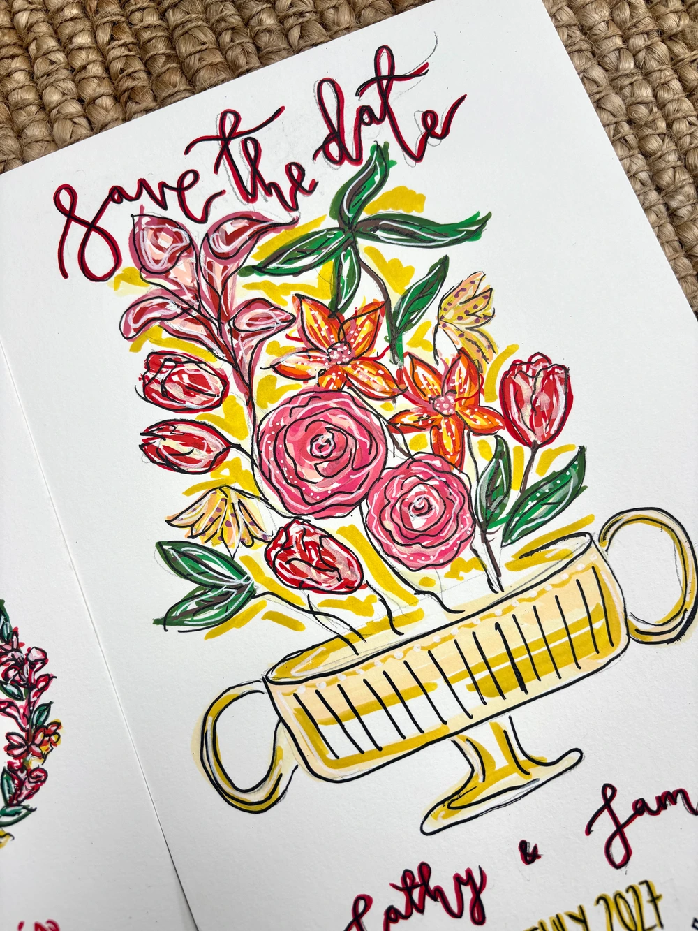 Wedding stationery piece