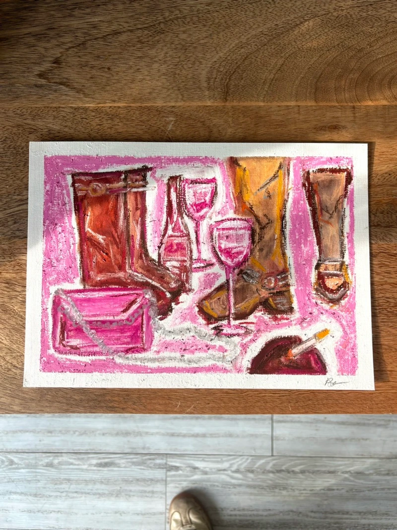 Oil pastel