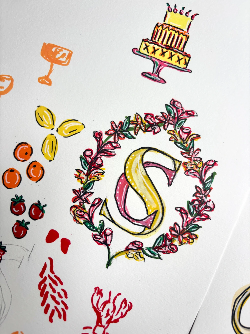 Wedding stationery piece